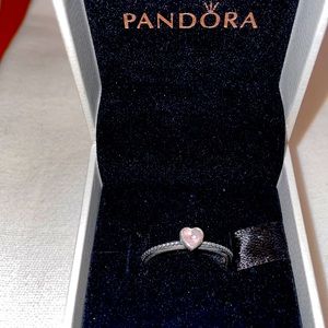 Pandora One Love Sterling Silver Ring